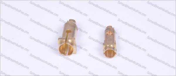 Brass 2 pin socket